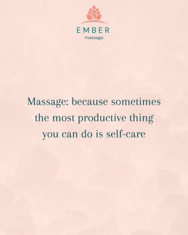 Self care is productivity